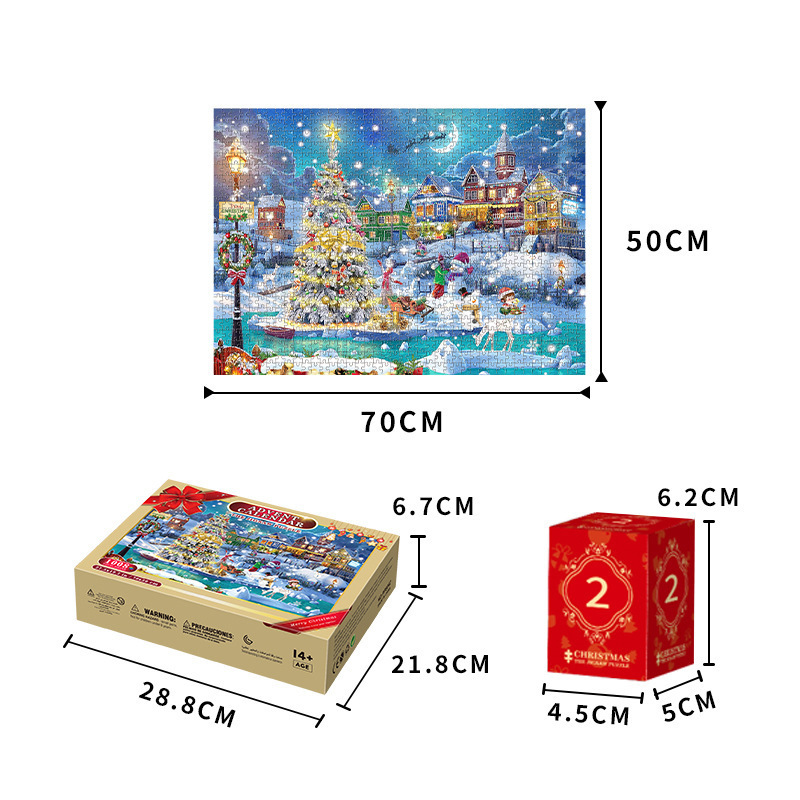 Cute Style Christmas Cute Christmas House Christmas Tree Santa Claus Party Supplies Party Favors 1 Set