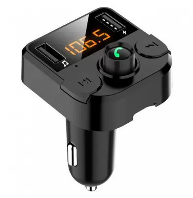 BT36B car bluetooth MP3 music player car FM transmitter phone hands-free cross-border new product in stock (Bluetooth Hands-free dəstləri) - bt36b-standard-black