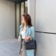 Genuine Leather Women's Bag 2024 Spring and Summer New Arrival Crossbody All-Match Daiffy Bag Portable Tote Bag High-Grade Withered Pair Chain Bag