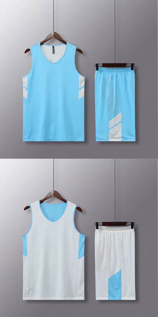 스카이 블루 화이트