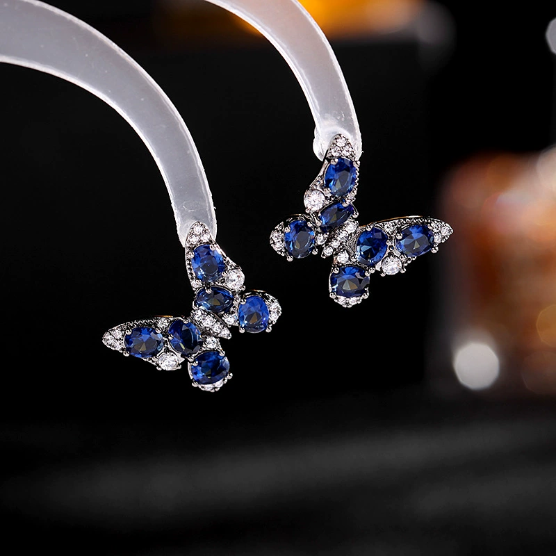 Three-Dimensional Earrings, 925 Silver Posts, European Style, Multi‑color Sizes