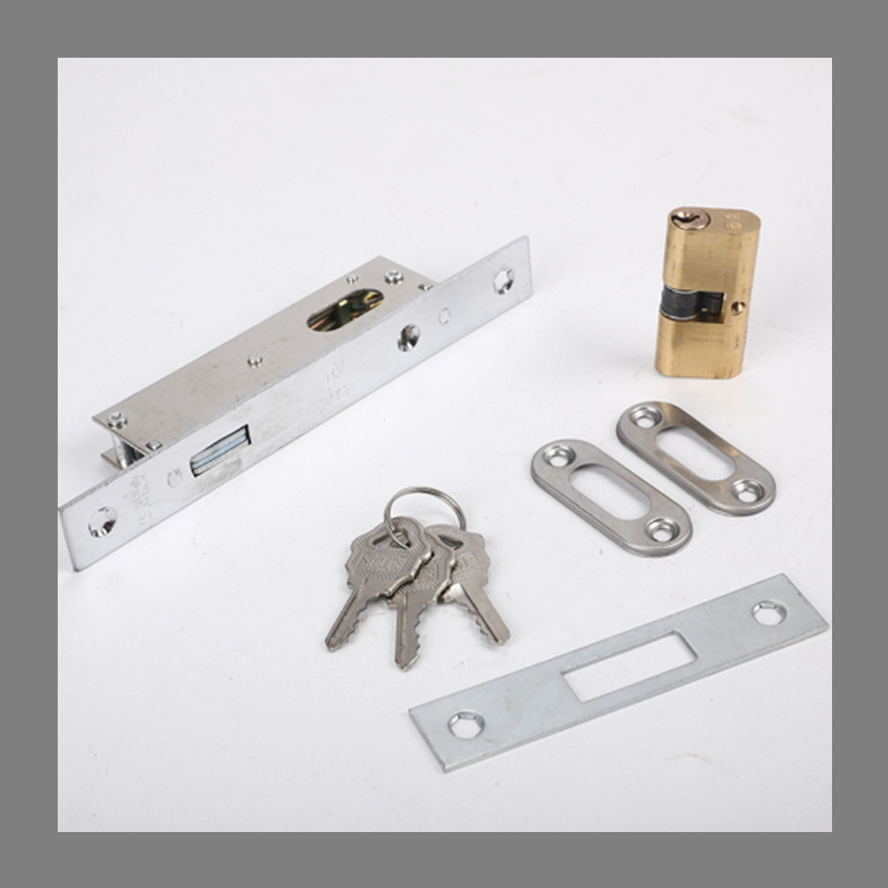 Suministro Capitán 5586 anticuado puerta enrollable Puerta de Hierro cerradura de la puerta de aleación de aluminio cerradura de la puerta cerradura de la cuchilla cilindro cerradura de la puerta corredera