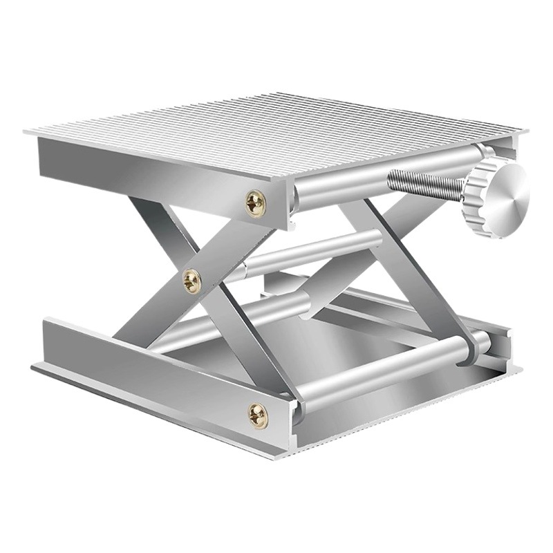 Plataforma de elevación de piso de aleación de aluminio transfronterizo 360 ° nivel de mesa giratoria soporte de nivelación automático ajuste fino