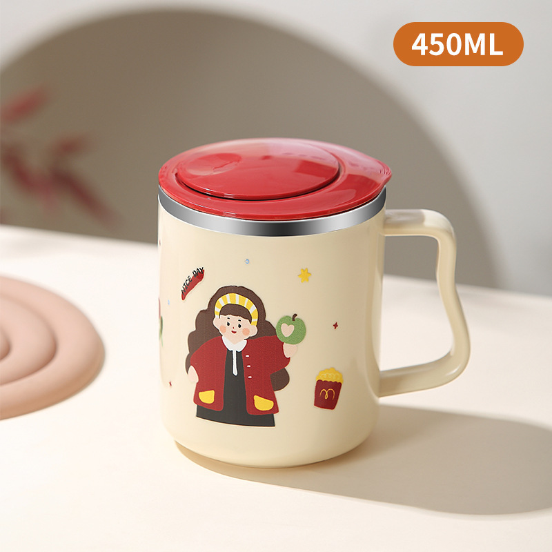 食品级304不锈钢杯儿童杯家用漱口杯加厚隔热耐摔刷牙杯杯口光滑|undefined