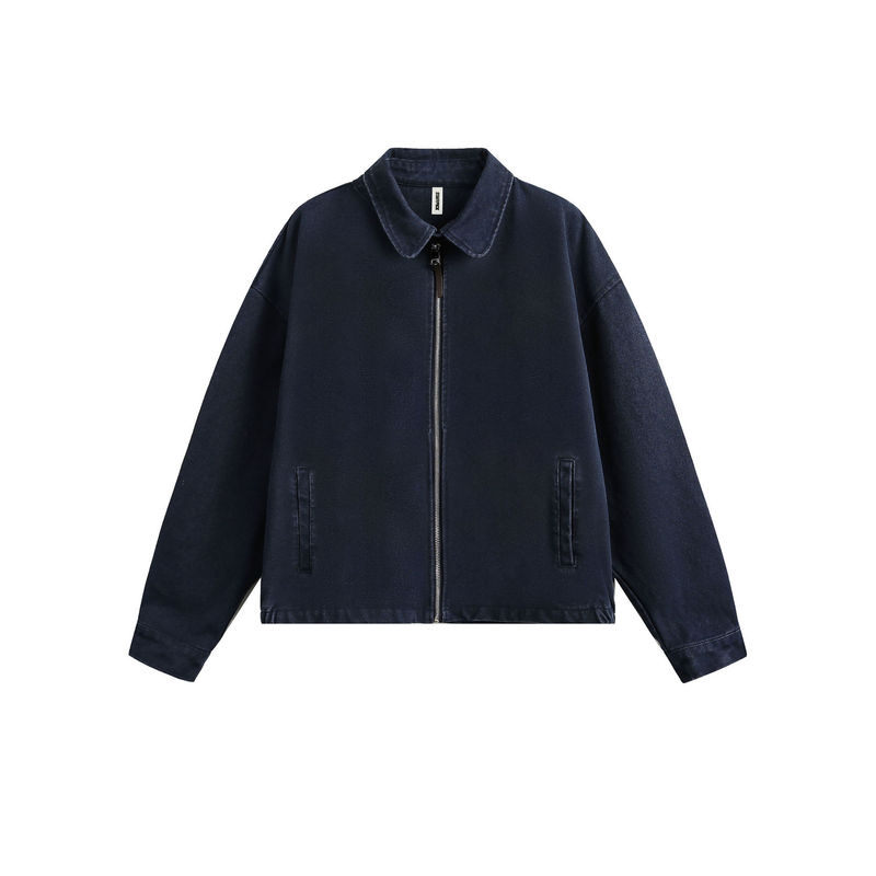 American Casual Lapel Washed Short Jacket Autumn and Winter 2025 New Workwear Retro Loose Couple Jacket for Men and Women American Casual Lapel Washed Short Jacket Autumn and Winter 2025 New Workwear Retro Loose Couple Jacket for Men and Women