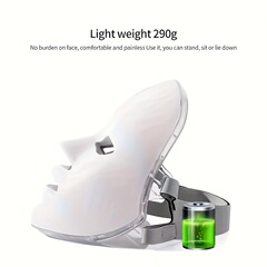 新しい美容マスク、カラフルなLEDライトマスク、美容器具、家庭用光子若返り器具、導入器具、光線療法器具