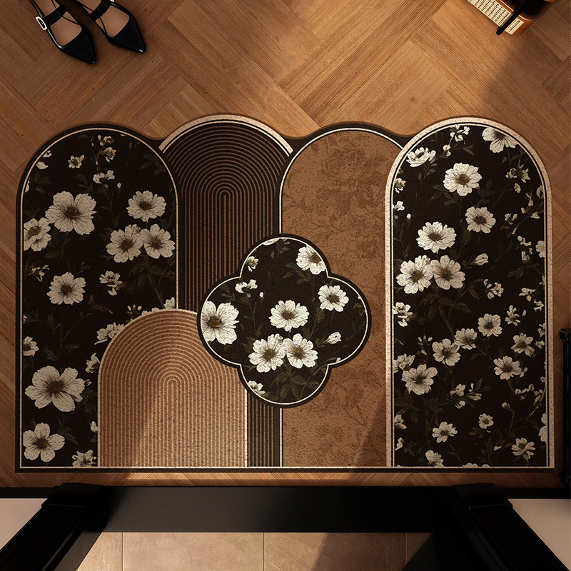 Vintage Eingangsmatte Aus Schlingenware Schmutzabweisend_voghion.com