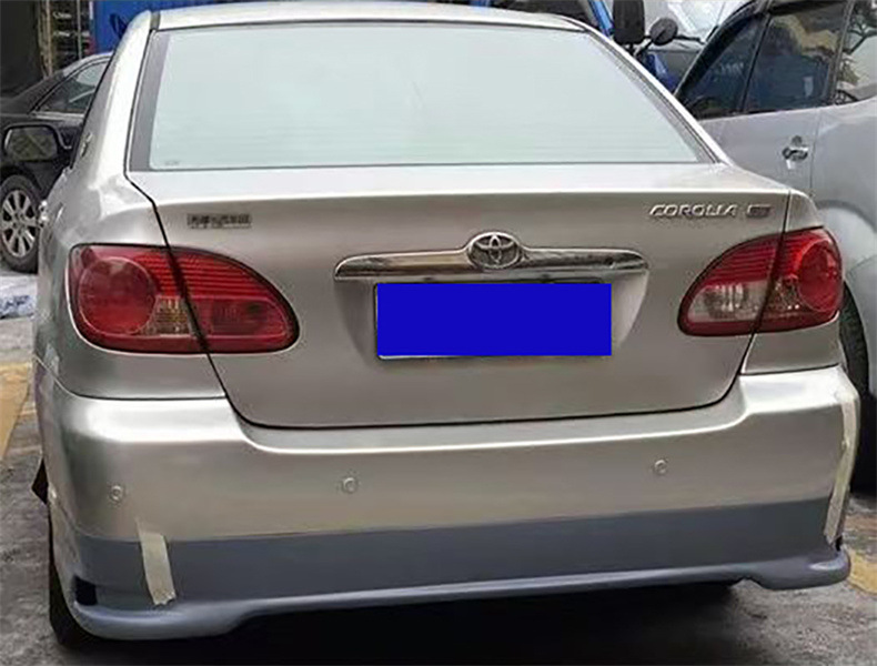 Suitable for 04-09 Toyota Corolla Small Body Kit, Modified Size, Dedicated Front Lip, Rear Lip, and Side Skirts