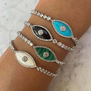 �����W����ħ֮�۾�������ʯ�朵�����18K���ɫ
