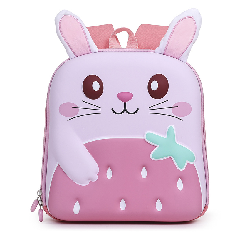 Kindergarten mochila para bebés caricatura lindo conejo mochila para niños y niñas 2025 nueva mochila para niños con cáscara de huevo