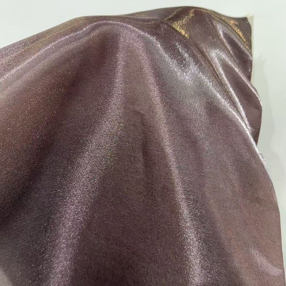 厂家直供 现货供应 星光缎 高端女装面料