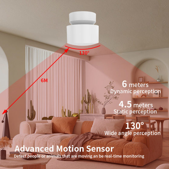 24G human presence sensor graffiti smart home wfi millimeter wave radar wave induction breathing motion detection
