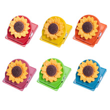 跨境创意夹子磁性冰箱贴磁铁磁性贴手帐办公用品票据夹 ins风磁夹