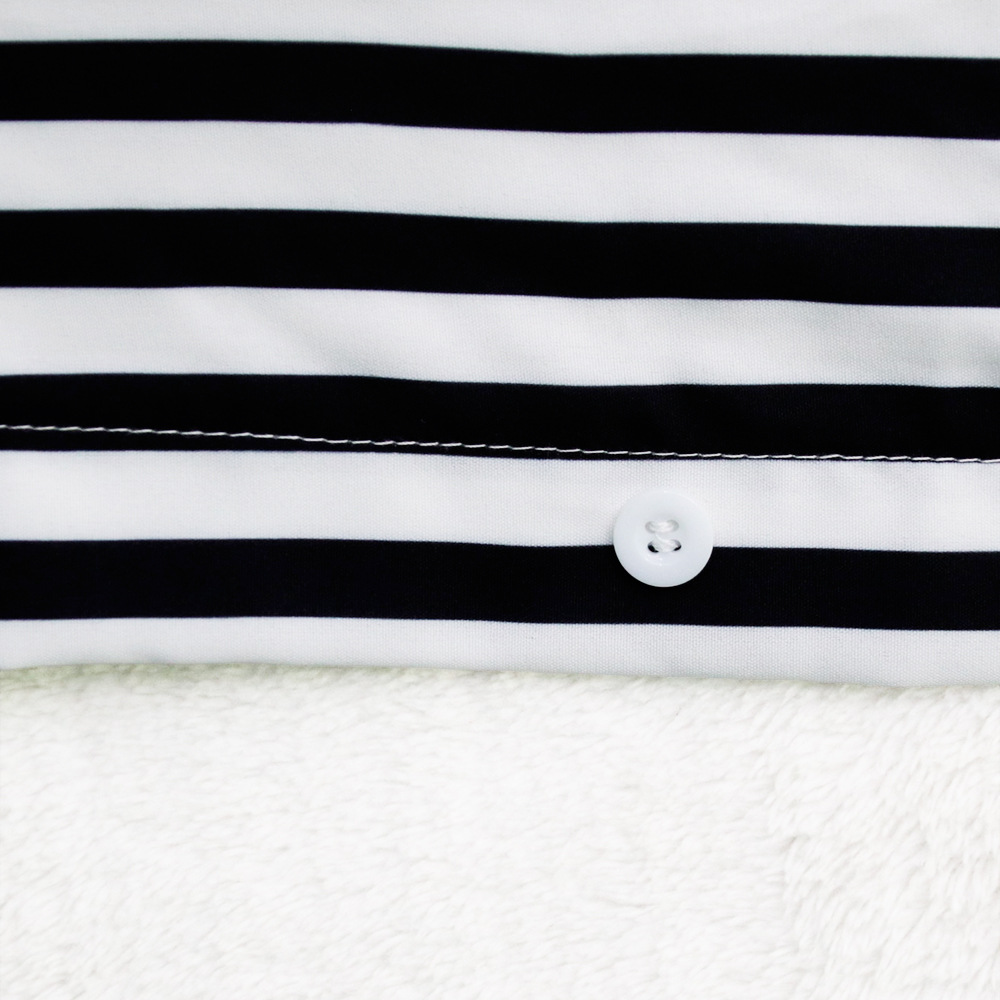 Women Clothing Striped Shirt Women Dress Split Dress French Dress