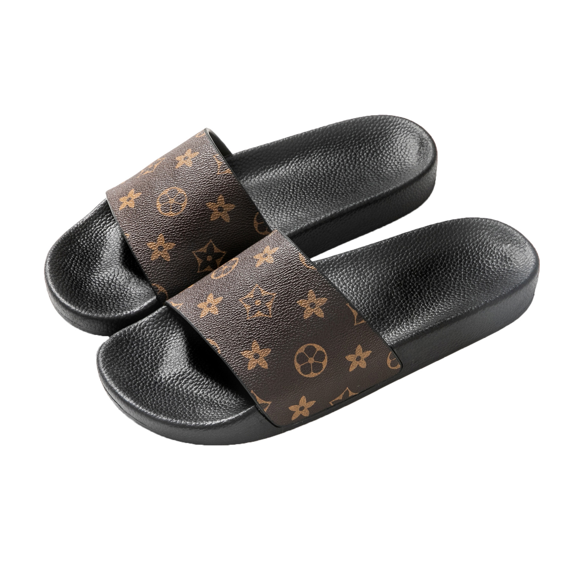 Pantuflas de estación europea para hombre 2025 ropa exterior de verano para hombre pisando mierda sensación sandalias y pantuflas casuales al aire libre de suela blanda de gran tamaño