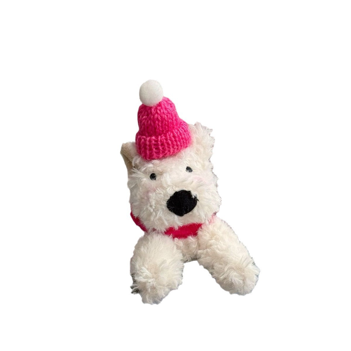 Adornos de la pantalla de control central del automóvil West Highland lindo perro en el automóvil, accesorios de decoración para niñas para muñecas Tesla