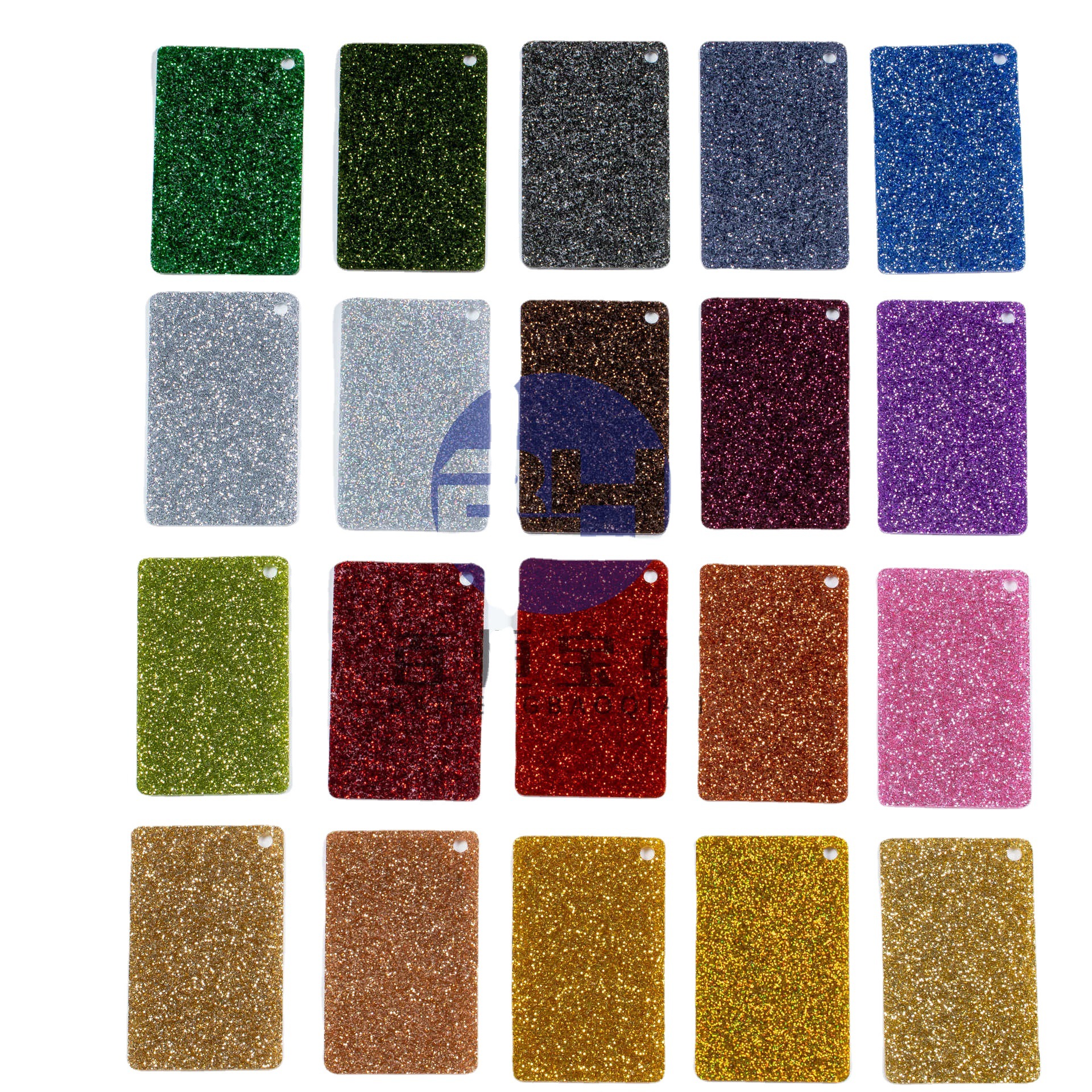 百恒宝乾 闪金葱粉金葱板亚克力珠光板材加工切割激光粘合抛光