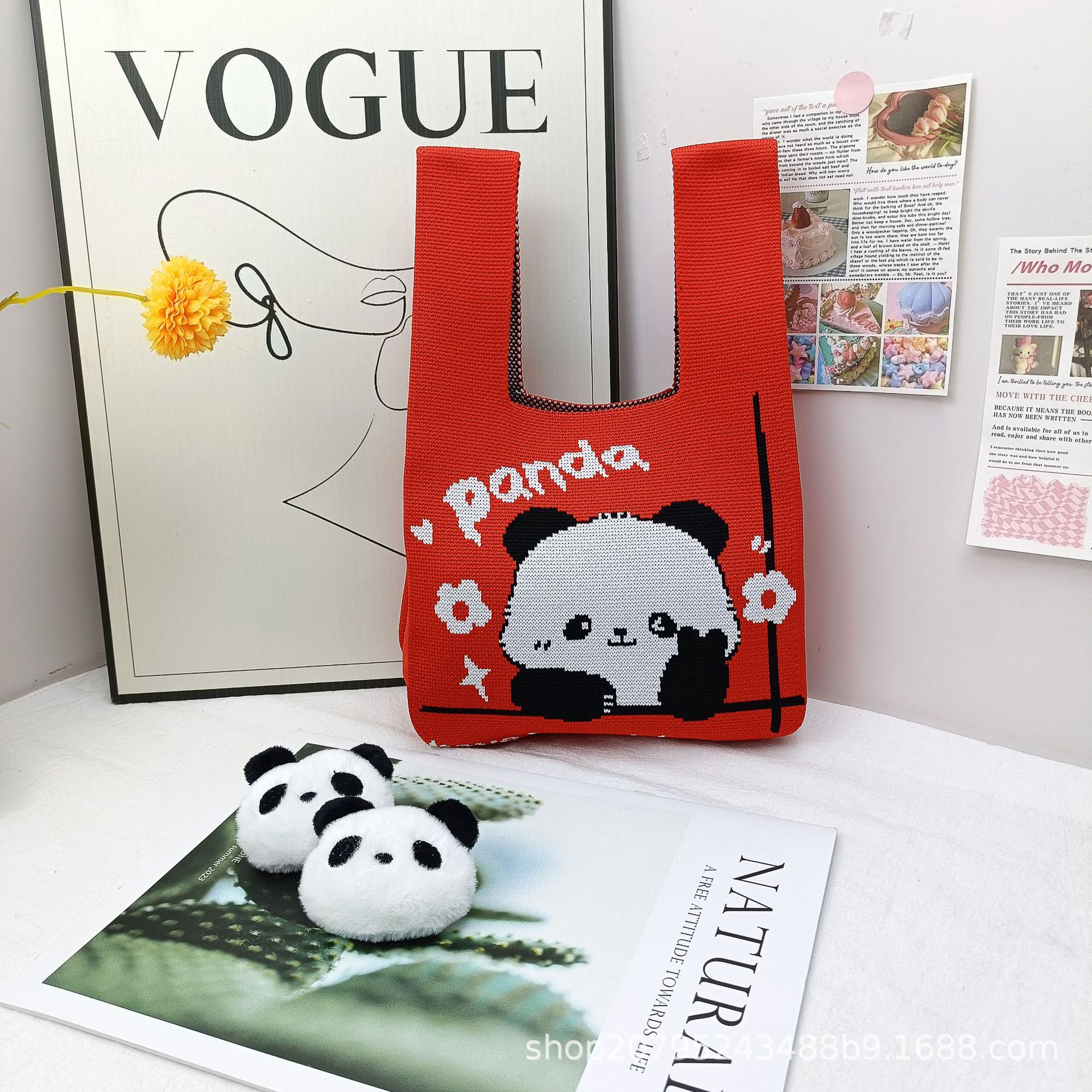 레드 비예 팬더 스몰 백