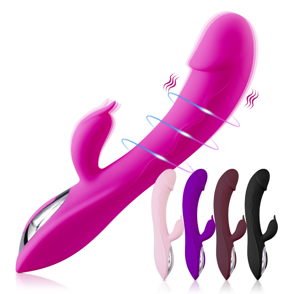 Charging simulation double shock G-Point vibrator female massage masturbator vibration AV stick adult supplies factory wholesale