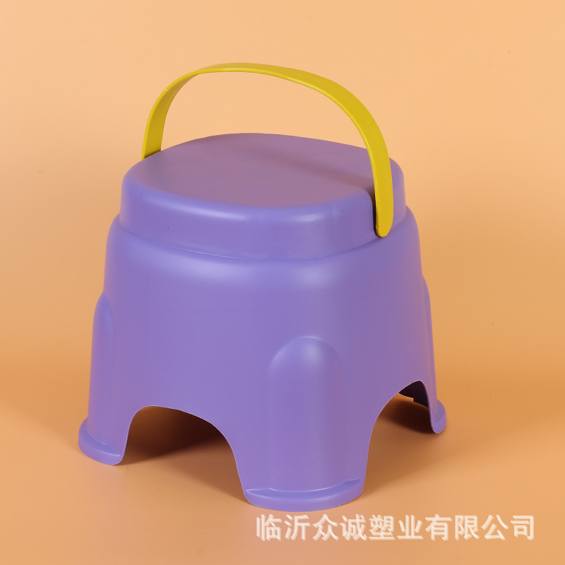 プラスチックの手提げ腰掛けの子供のベンチの滑り止め腰掛けの低い腰掛けの小さい腰掛けはlogoの手提げ腰掛けを印刷することができます。|undefined