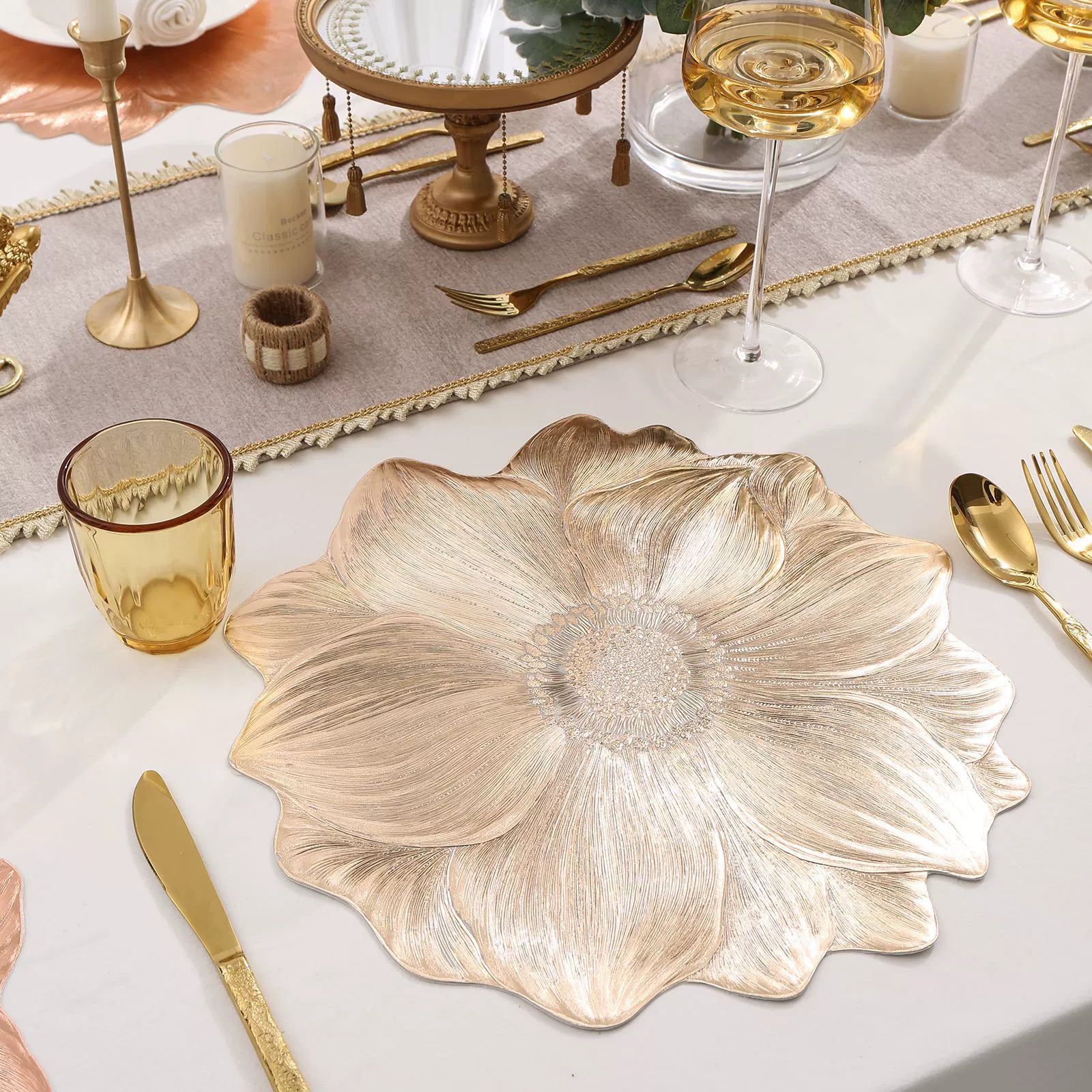 Цветы скандинавский ветер креативные нескользящие коврики декоративные коврики ПВХ антипламенные теплоизоляционные коврики премиум лотос коврики водонепроницаемые и маслостойкие