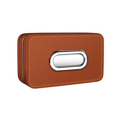 Car tissue box/set Nappa Leather Armrest Box, Seat - ideal-orange-no-logo-blank-version