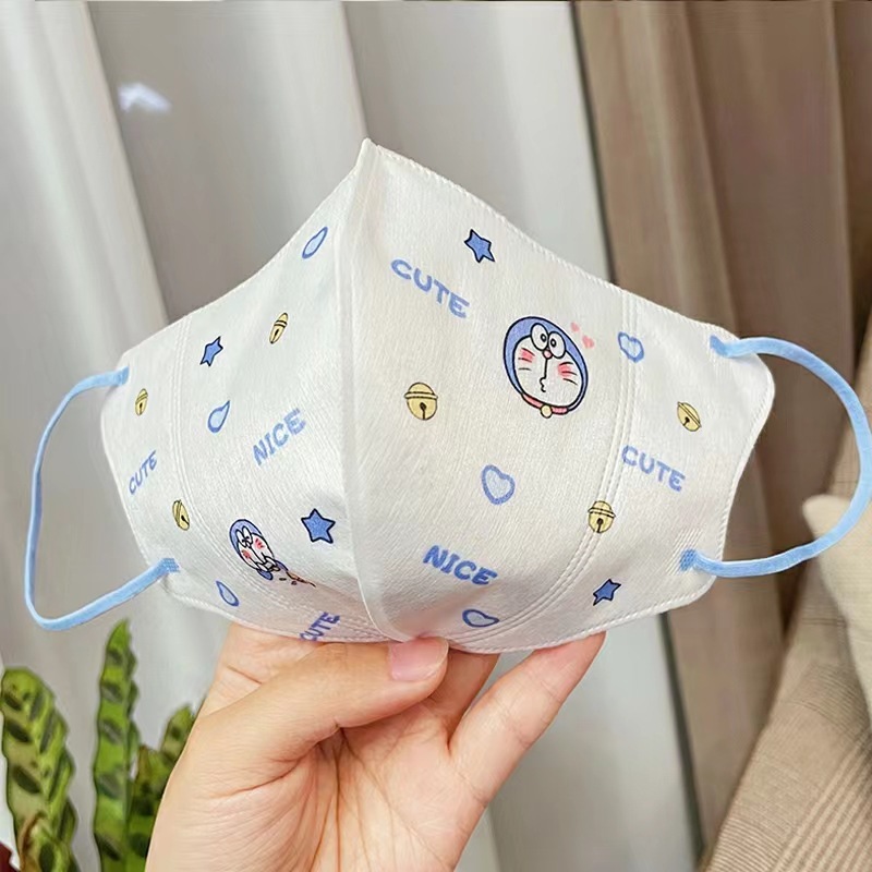 Klein Blue Bear Máscara para padres e hijos 3d tridimensional desechable rubor traje independiente adulto invierno cálido máscara femenina