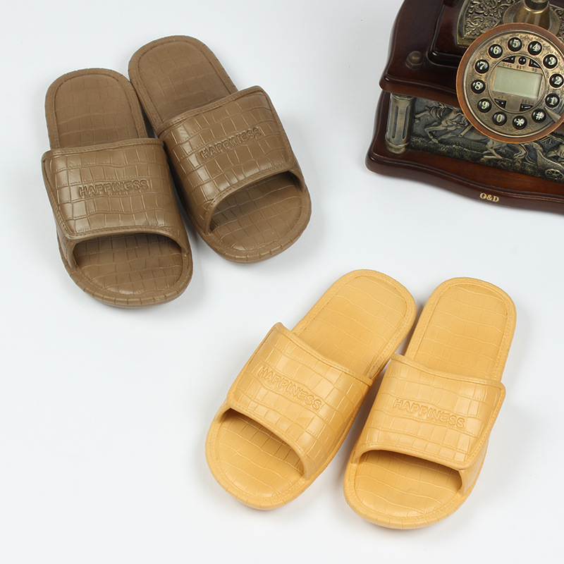 拖鞋女夏季时尚外穿复古个性皮纹室外潮流2021新款凉拖一字拖鞋男|ms