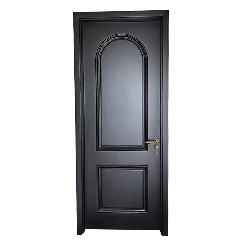 Can Be Installed with Black Silent Painted Door, Room Door, Interior Door, Solid Wood Set Door, Bedroom Door, Wooden Door
