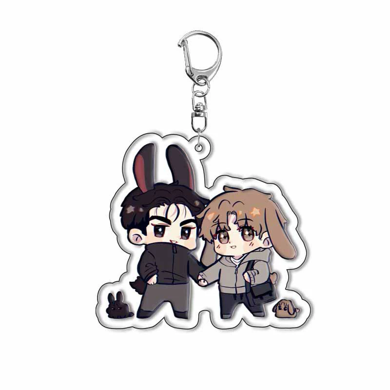 [Scrolls] Curse Han Man Pig Pig Sinicized Acrylic Key Buckle Trade Game Peripheral Cross -border
