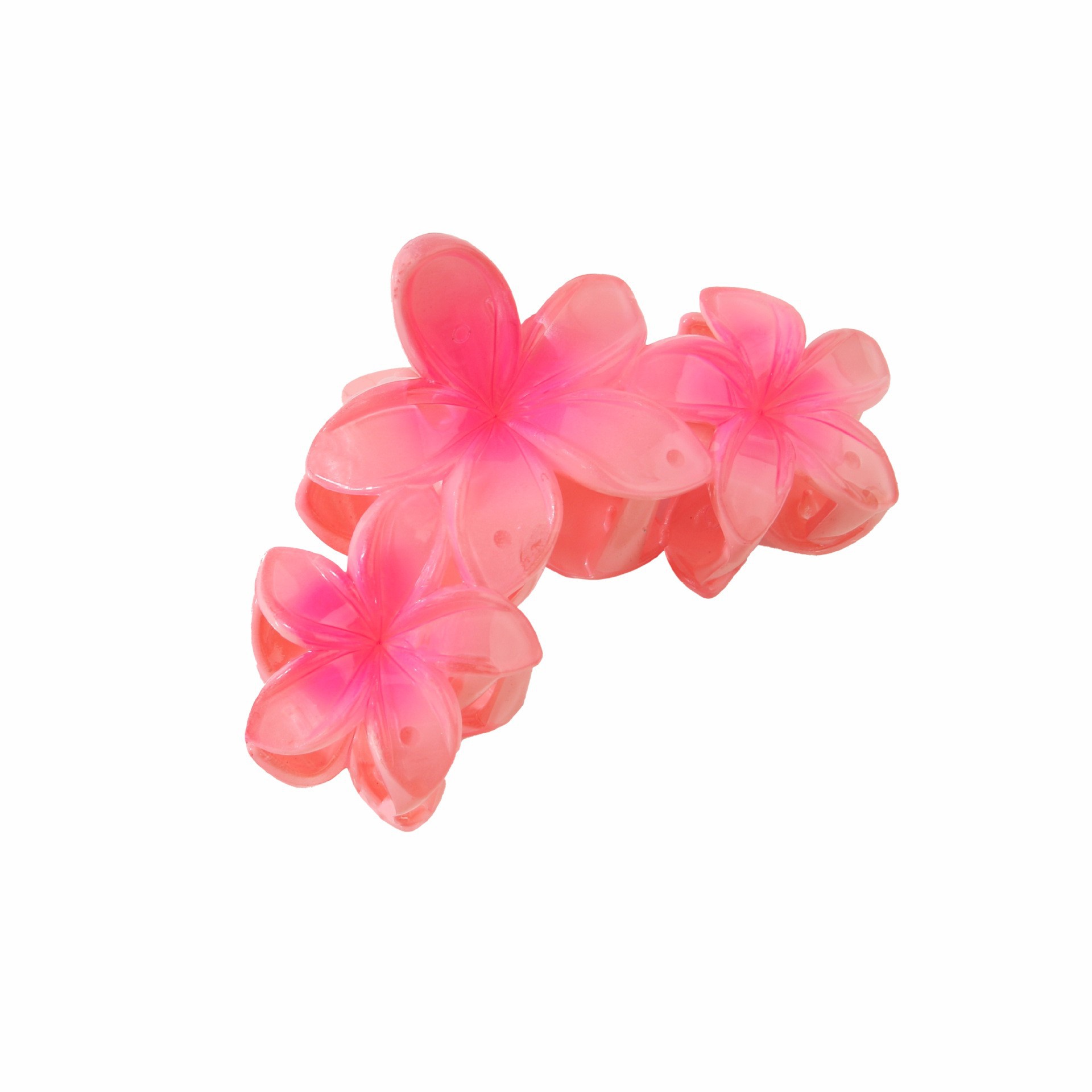 77g Weight Hair Claws Hair Accessories Type 1 Piece Quantity Casual, Daily Occasion Plastic Material Plumeria Pattern Women's Gender Classical Style Classical Women's Plumeria Plastic Hair Claws 7