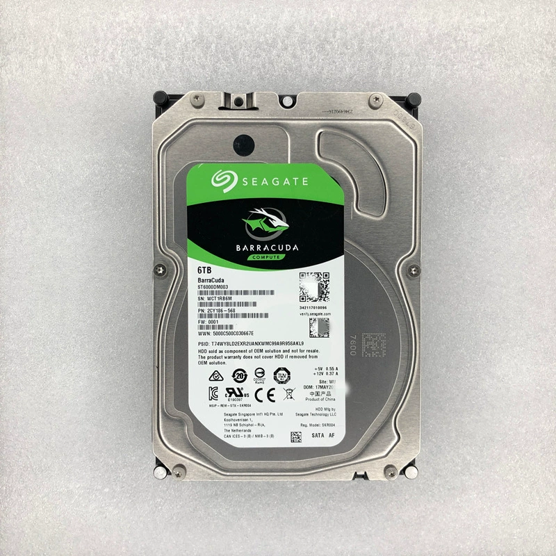Двухлетняя гарантия ST6000DM003 6TB настольный механический диск Barracuda 6TB мониторинг
