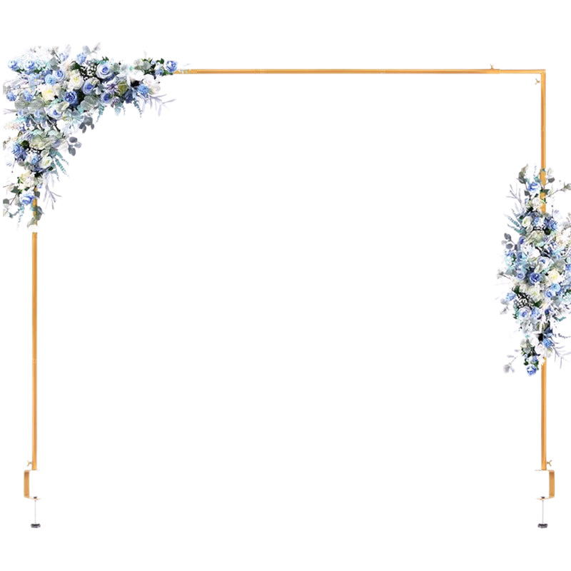 Hot sale arco de metal especial arco de boda estante de flores de boda hierro forjado soporte de globo inflable