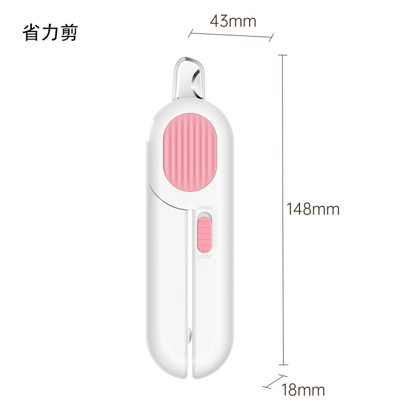 Transfronterizo caliente mini mascota cortaúñas gato cortaúñas perro cortaúñas LED línea de sangre gato suministros