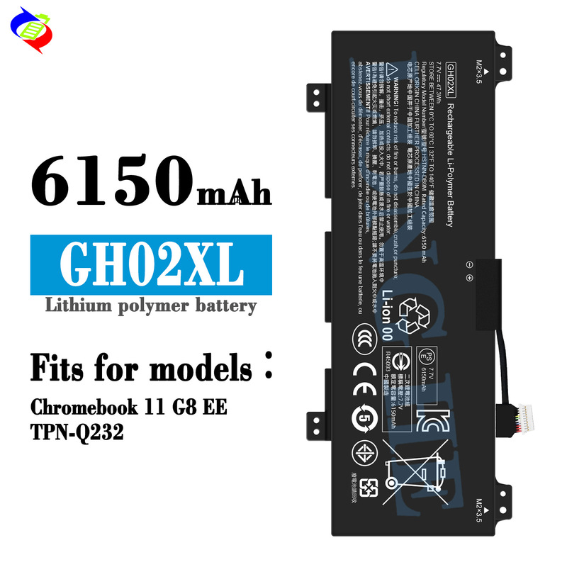 For HP Chromebook 11 G8 EE/TPN-Q232 large capacity laptop battery GH02XL