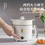 小家电户外宿舍电热锅多功能电煮锅学生小电锅火锅插电热煮一体锅