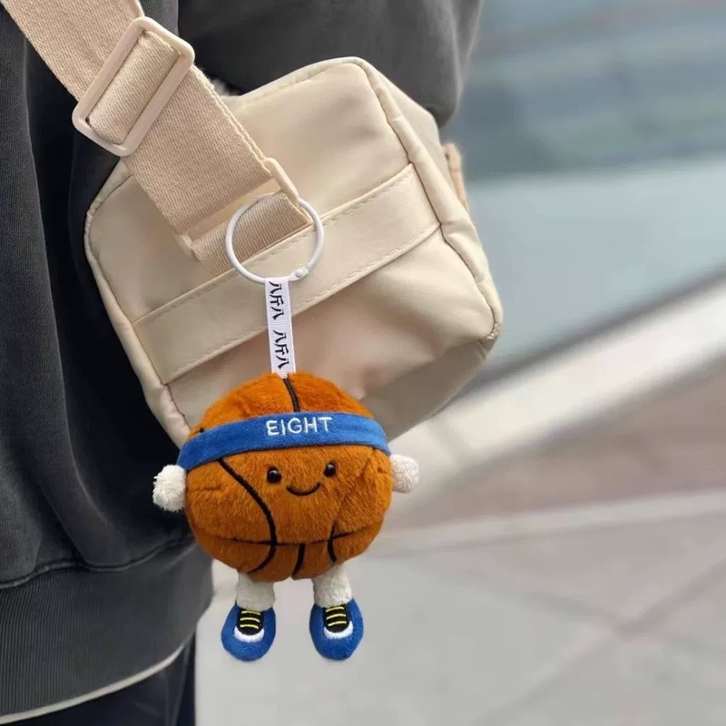 楽しくてかわいいシリーズバスケットボールバドミントン人形ランドセルペンダントペンダントぬいぐるみカップル車のキーホルダー|undefined