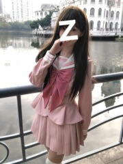 新款爆款jk萌系粉色收腰水手服长袖日系学院风JK制服套装女巨好看
