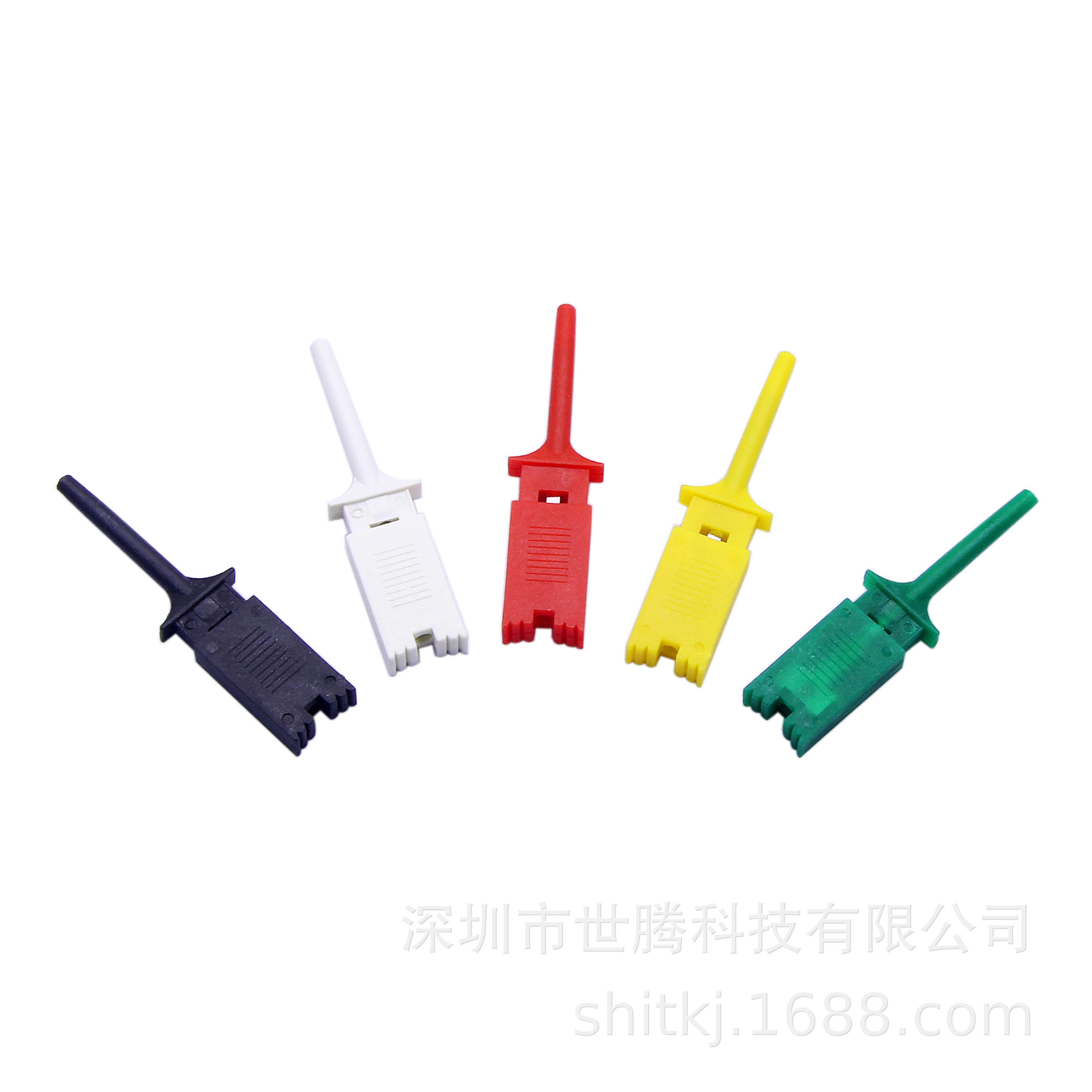 厂家直供扁平测试钩 、逻辑分析仪测试勾子、鳄鱼夹、快速勾线