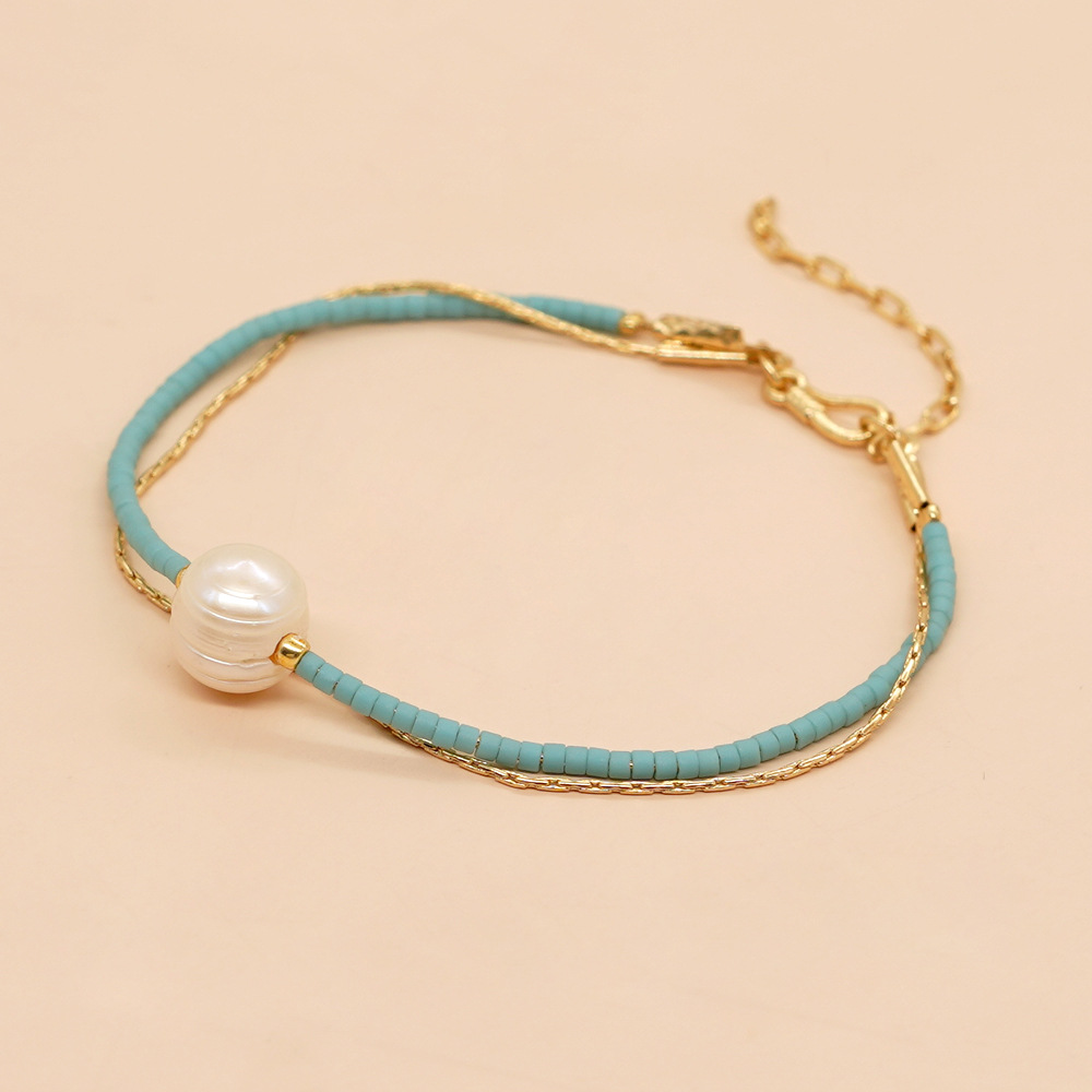 1 Piece Quantity Daily Occasion Ethnic Style Leaf Mixed Materials Unisex Bracelets