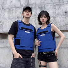 黑鹰战术背心户外CS马甲野外探险装备作训服便携防护服机车马甲