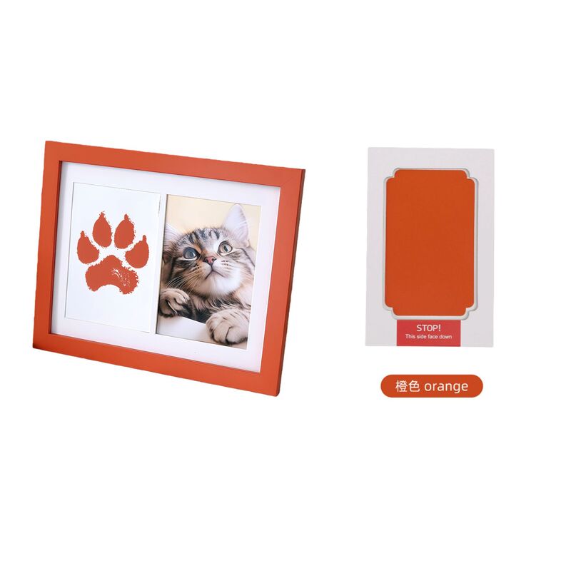 Cross-Border Pet Memorial Photo Frame Display Stand for Dog and Cat Paw Prints DIY Gift No-Wash Ink Pad Handprint Picture Frame Cross-Border Pet Memorial Photo Frame Display Stand for Dog and Cat Paw Prints DIY Gift No-Wash Ink Pad Handprint Picture Frame