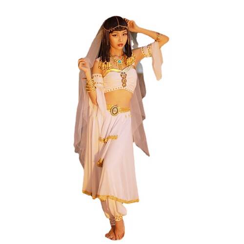 Anime character cosplay Cleopatra performance dance costume Halloween anime dance performance costume set performance costume