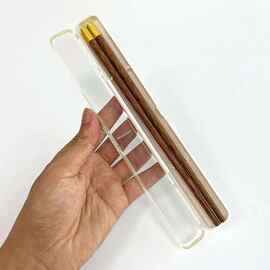 便携盒筷子鸡翅木筷外出个人一人一筷上班族学生餐具收纳盒套装