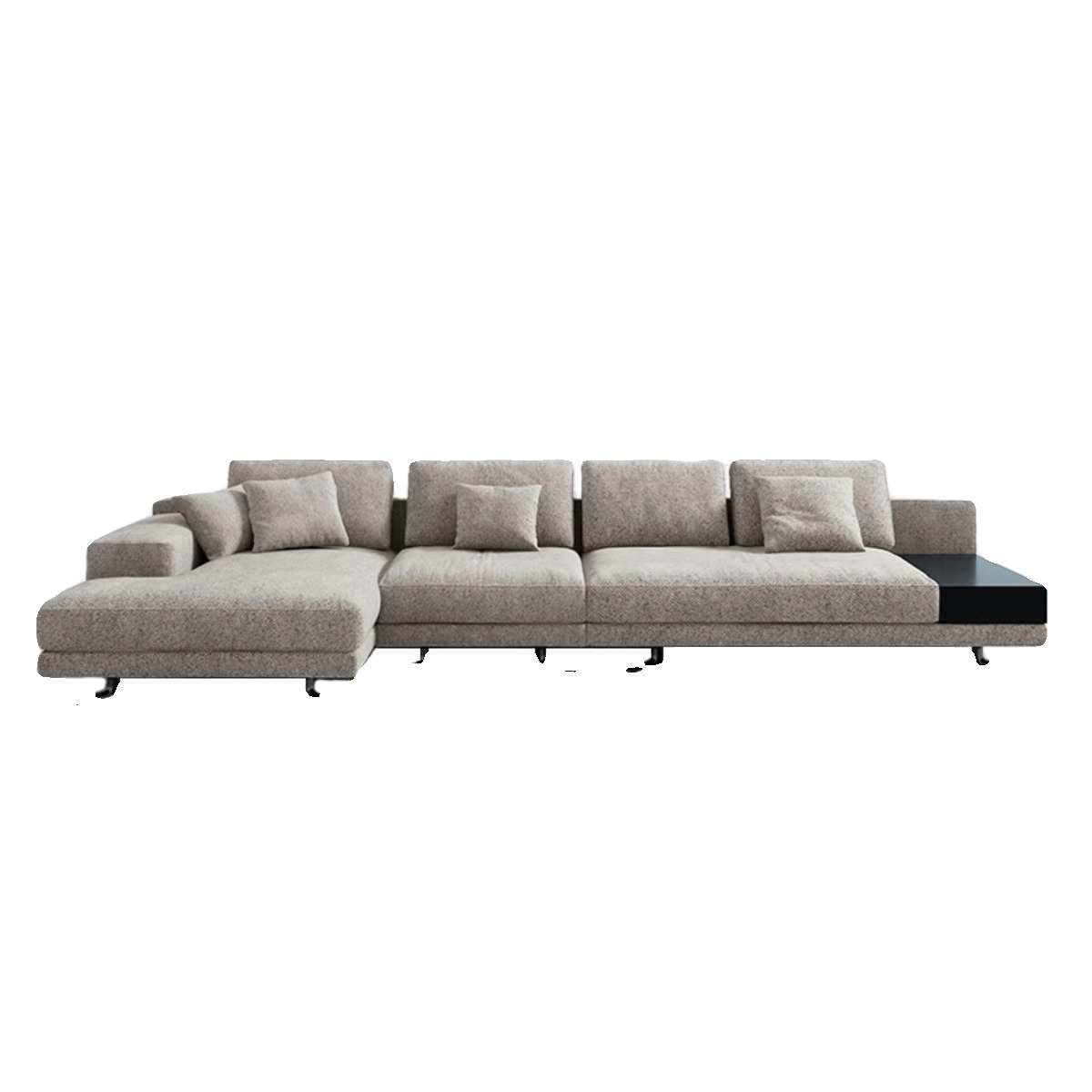 Italiano minimalista Mondrian sofá de tela simple grande y pequeño apartamento sala de estar sofá diseñador concubina combinación