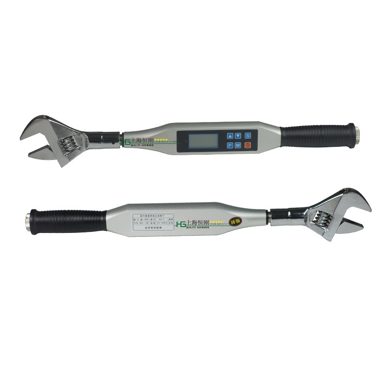 活动头数显扳手 数显扭矩扳手配活动开口头 自由活动开口扭矩扳手