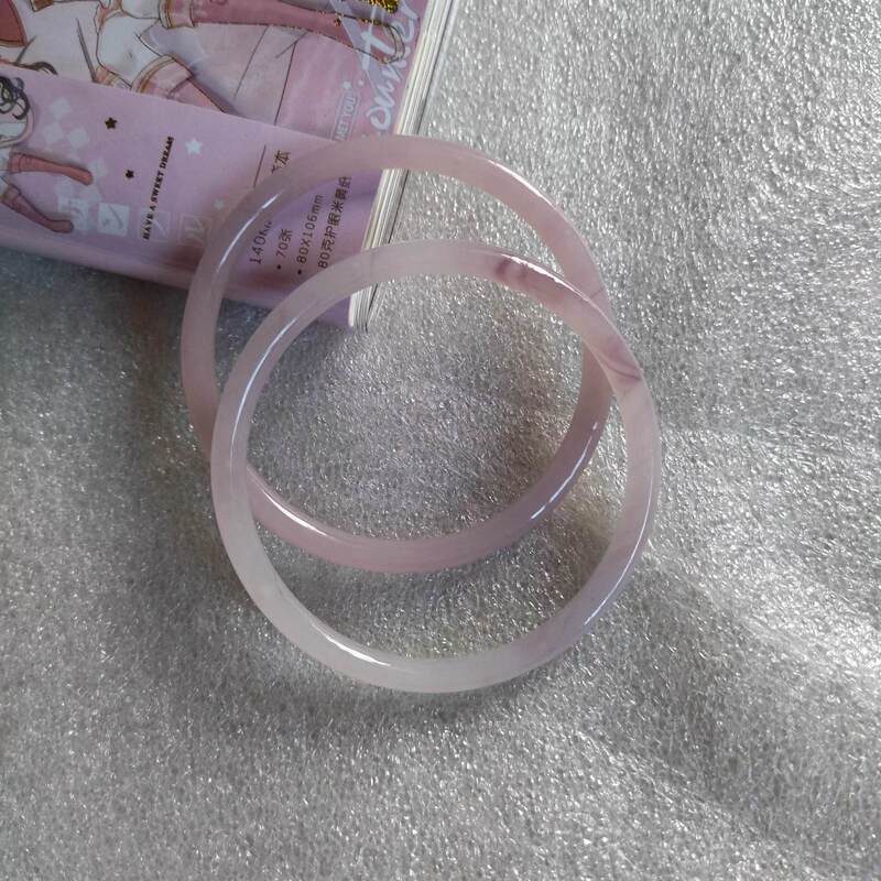Inner diameter 53 glass imitation Jade children bracelet fine bracelet bracelet bracelet bracelet