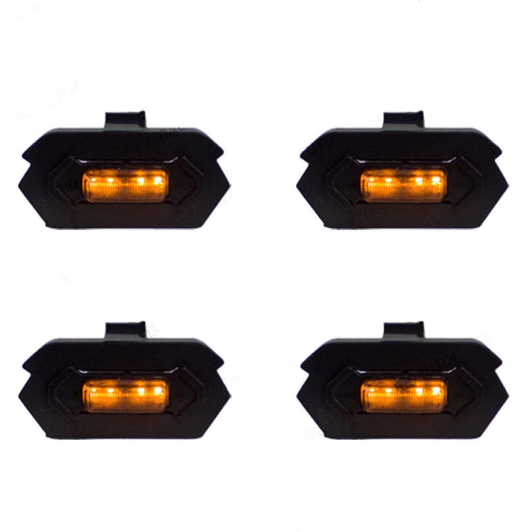 Suitable for 2022 to date Ford RANGERT9 road shaker net small yellow LED lamp T9 daily running lamp decoration