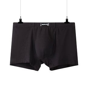 모달 남자 속옷 남자의 느슨한 속옷 중간 허리 통기성 복서 남자 중년 청년 4 코너 짧은 속옷