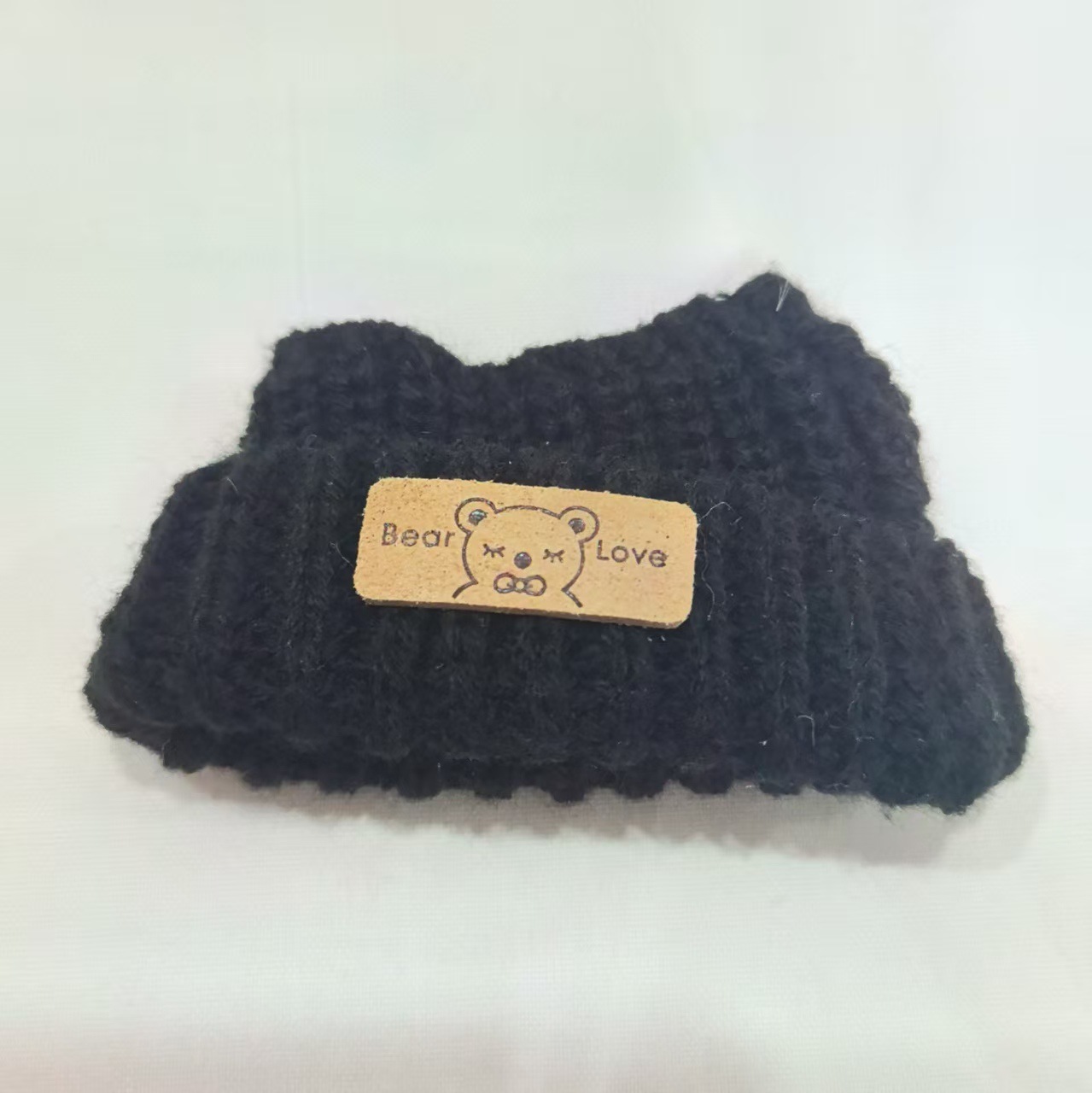 chapéu de lã preto / Roupa pendente Labubu 17CM